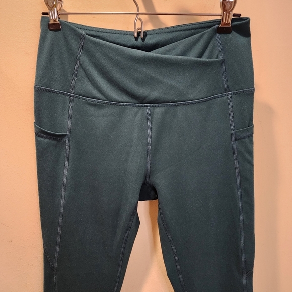 GAIAM Women's Green Ankle length Leggins size S - Picture 3 of 9
